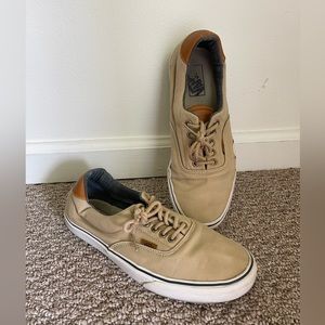 Khaki Canvas Vans